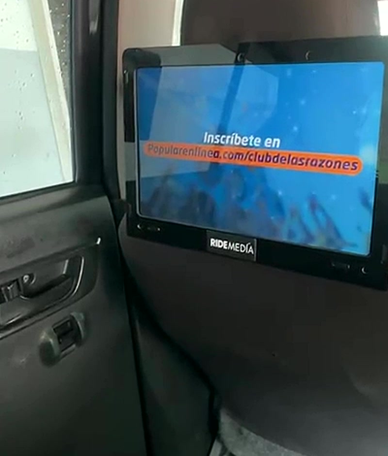 Pantalla mostrando la URL de inscripción
